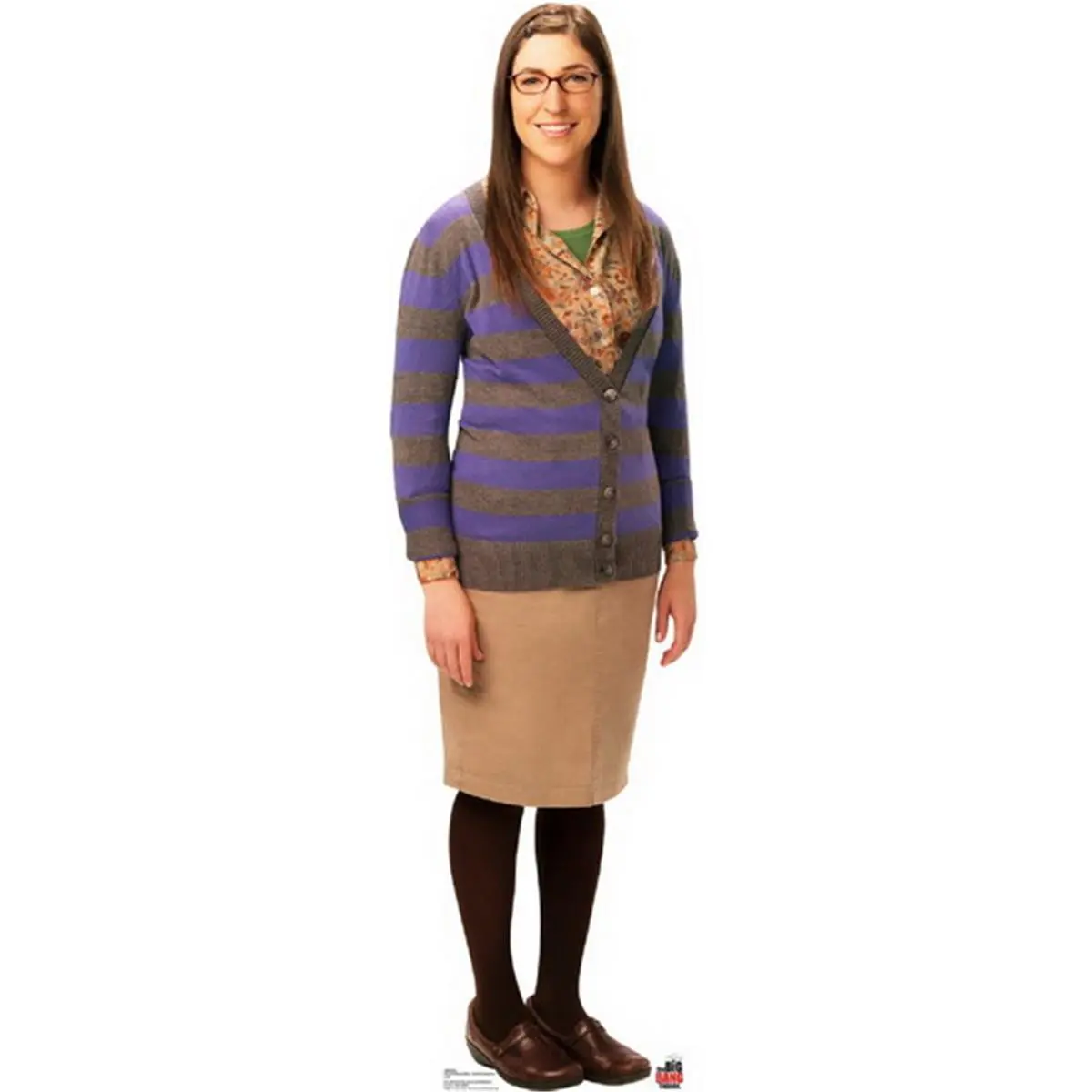 Advanced Graphics 1468 The Big Bang Theory Amy Character Art Life-Size Cardboard Standup Poster, Easy-Install Home Decor Print, Comes with an Easel for Fans