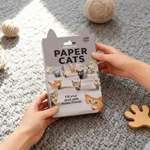 Animal Print Foldable Origami Paper Set - 50-Sheet Papercraft Craft Kit for Kids, DIY Art Project for Family, School Desk Decor