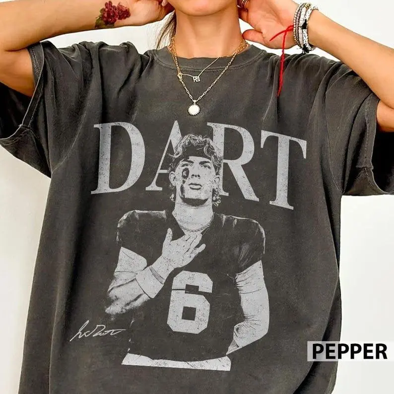 [Sale up to 30%] + [FREE SHIP] Comfort Colors  and Gildan 5000 T-shirts Jaxson Dart Vintage Comfort Color Shirt, Jaxson Dart Game Day Shirt, Football Shirt