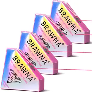 4 Pack Pre Inked Mapping  For Eyebrow And Lip Measuring - 30 Meters - Pink