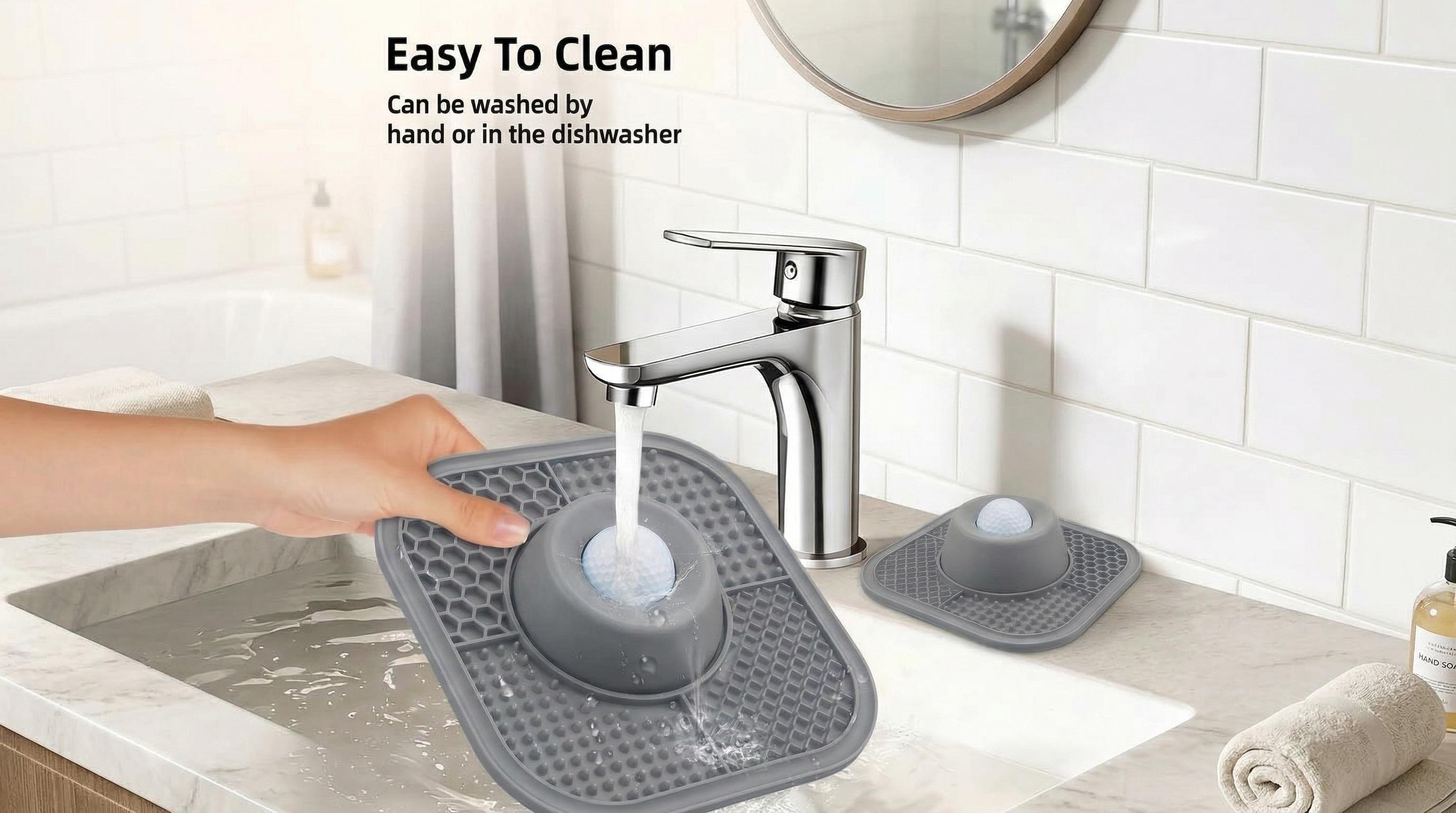 Dog Slow Feeder Bowls for Liquid Treat with Built-in Rolling Ball, No Spill Bone Broth Dog Licking Bowl, Multi-Purpose Yogurt Feeder Bowl for All Breeds Dietary Supplement/Post-op Nutrition Feeding, Gift for Dog