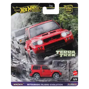 Hot Wheels Car Culture 2024 Terra Trek Mitsubishi Pajero Evolution Diecast Model Car 1:64 Scale