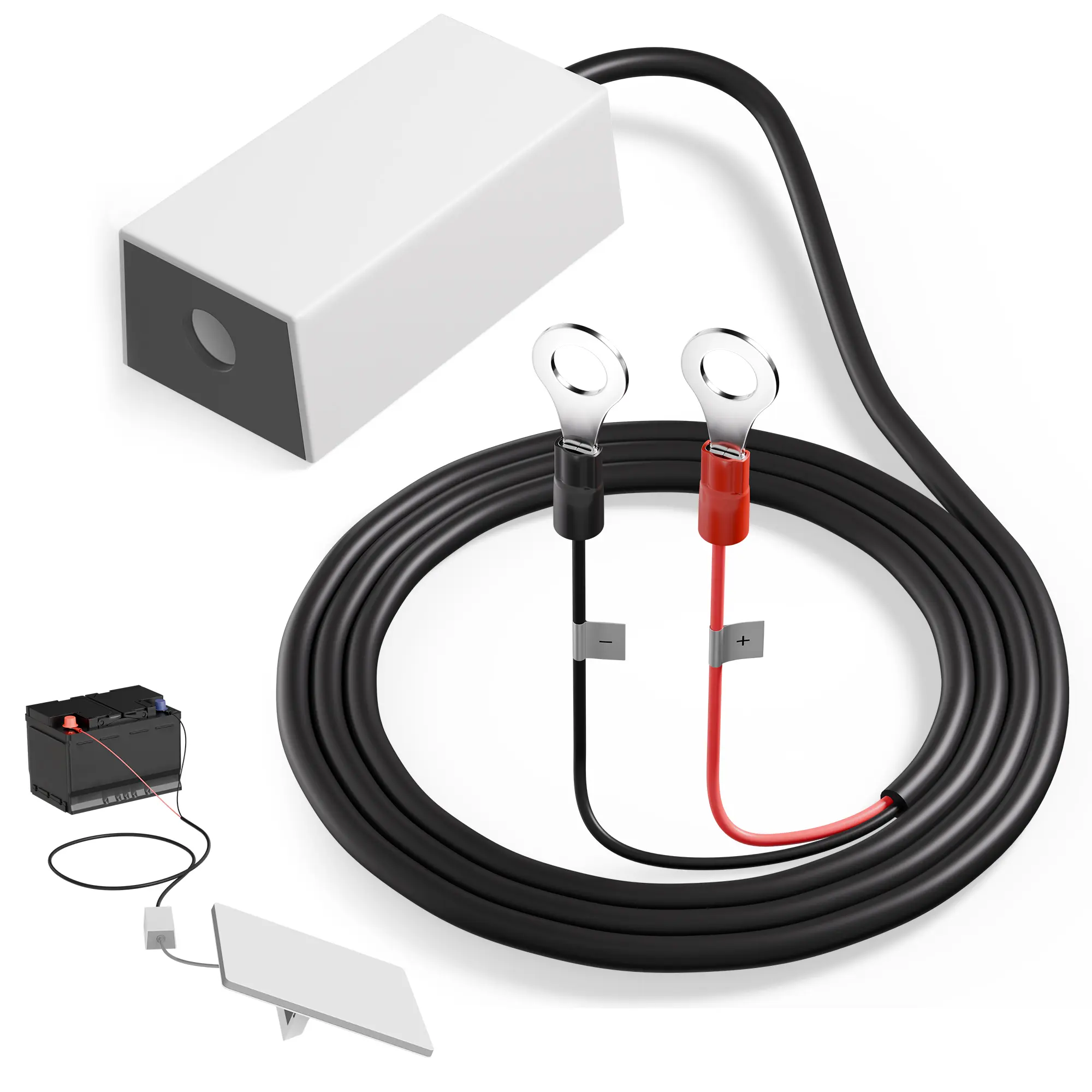 Starlink Mini 12V Car Adapter with Step-Up Converter, O-Ring Battery Cable & 300ft Max DC Female Cable, 12V-24V to 36V Booster for Boats, Trucks (with Compatibility for Lorries, Buses)