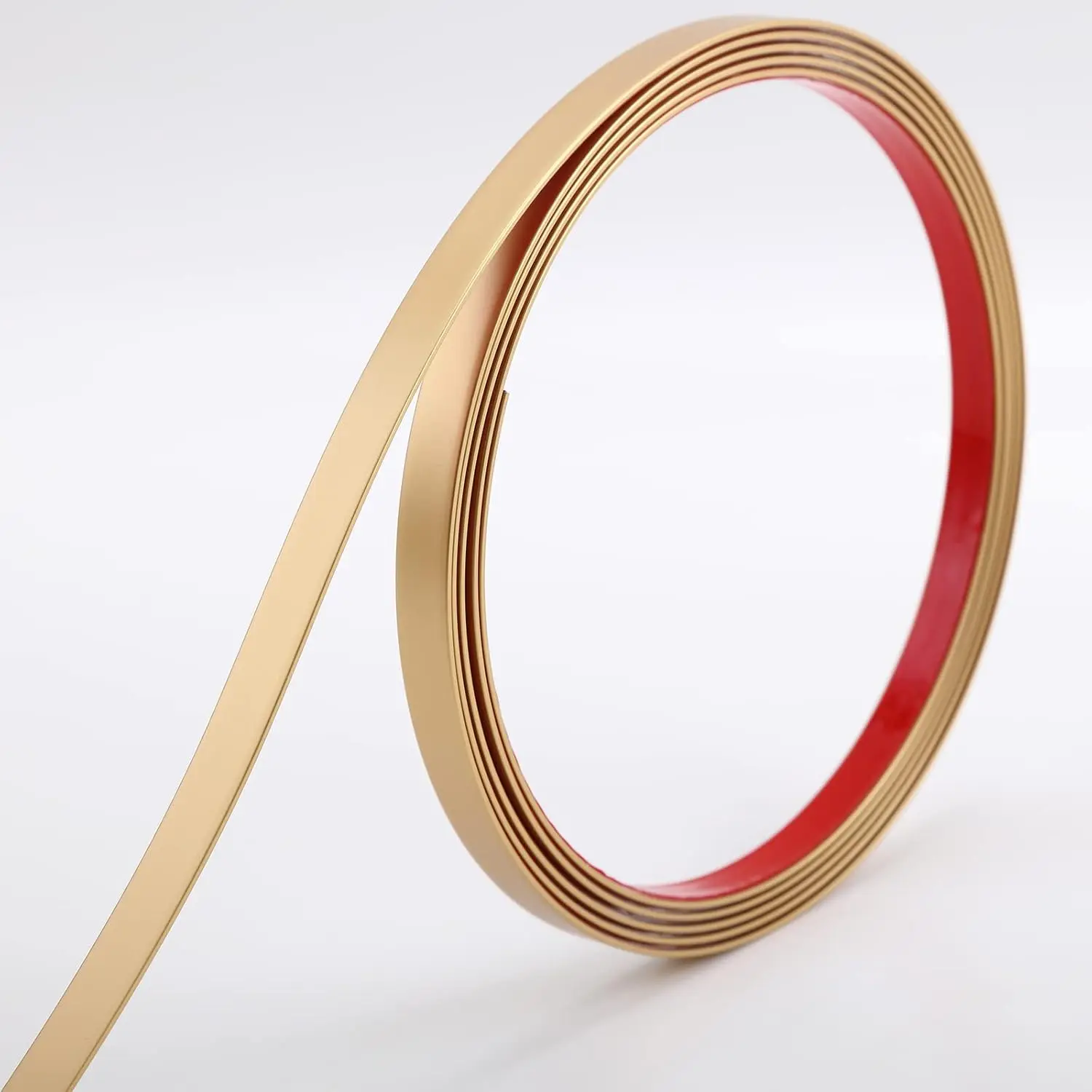 Molding Trim Peel and Stick, Flexible Mirror Border Design, Wall Ceiling Floor Cabinet Tile Edge Moulding, 5m x 0.66cm
