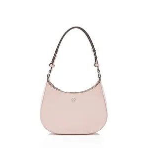 Pre-owned Tory Burch Leather Shoulder Bags Saffiano Emerson Hobo