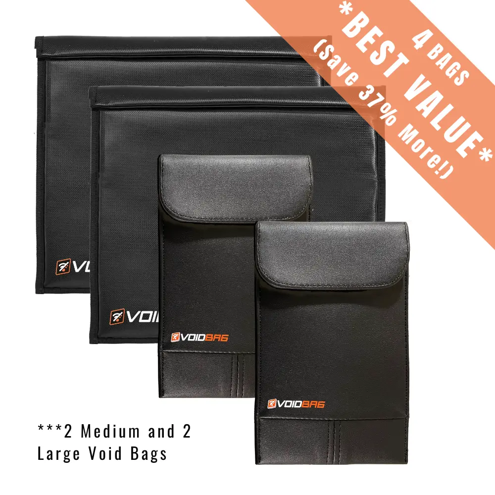 4 - 2 Medium and 2 Large Void Bag **BEST VALUE** (