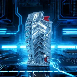 Vintage Armor Metal Lighter Case Sleeve Cover Holder, with Design for BIC Full Size Lighter Type J6