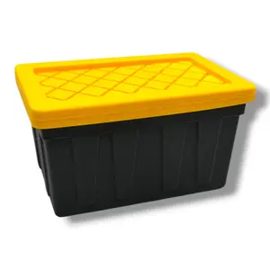 Mini Storage Totes with Lid – Compact Desk Organizer Bins (4.75” x 3.25” x 2.75”) | Colorful Small Storage Containers for Office, Crafts & Home Organization