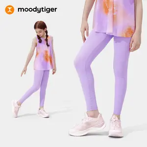 moodytiger Kids  Cloudie Air Legging for Girls with High-Elastic and Cooling Breathable for Outdoor Sports