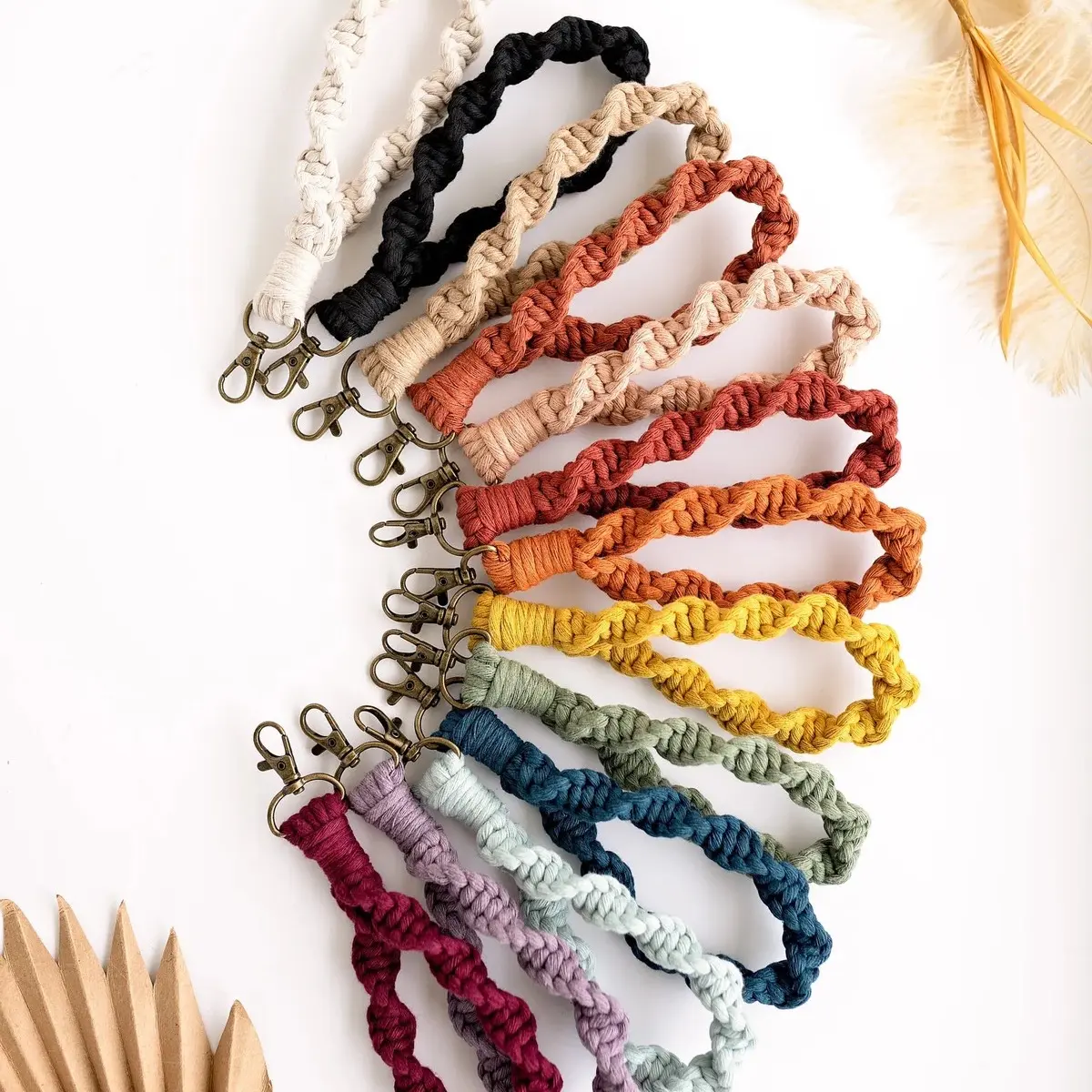 Twisted Macrame Wristlet Twisted Macrame Wristlet