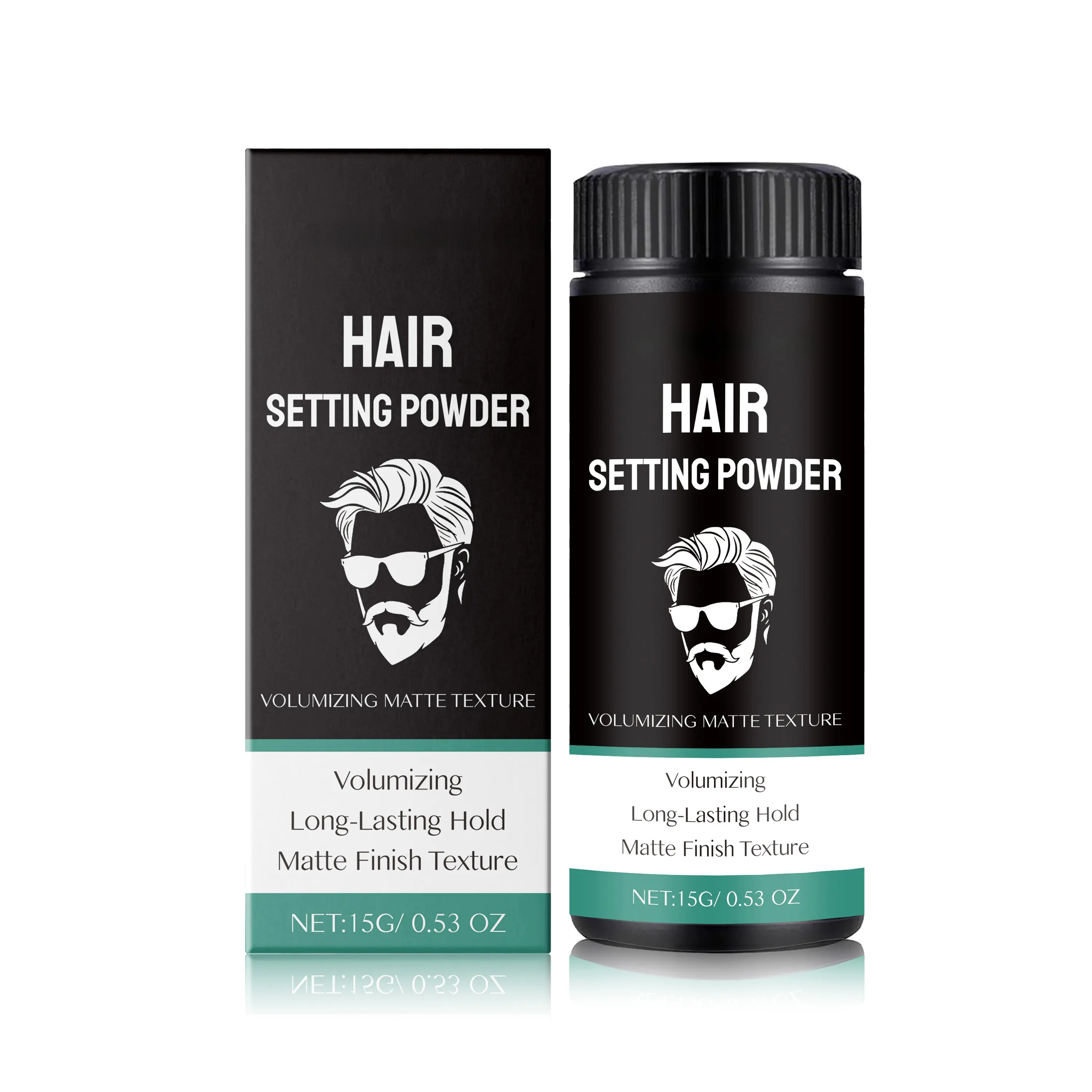 Men's Hair Styling Powder, Matte Volumizing Texture Powder for Root Lift, Easy Hair Styling with Fresh Lightweight Hold