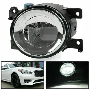 Fit For Driver Side Bumper LED Fog Light Lamp For 15-17 Infiniti Q50 QX60 QX80, Led Lighting, Easy Install