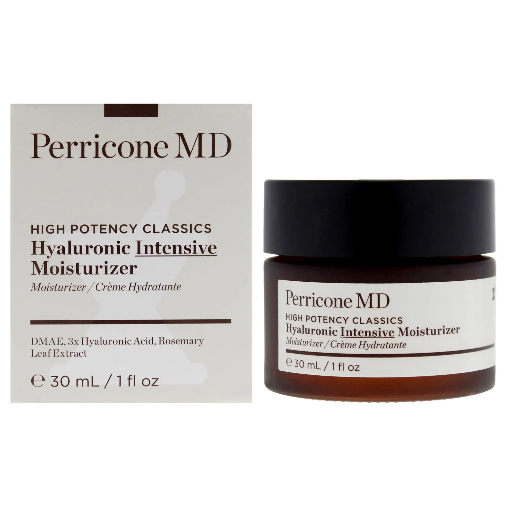 Perricone MD High Potency Classics Hyaluronic Acid Intensive Moisturizing Cream, Rosemary-Infused Daily Hydrate Unisex 1 oz Moisturizer