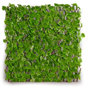 Expandable Wooden Trellis, Fence Privacy Screen for Backyard, Patio and Garden Decor, 47" x 14"