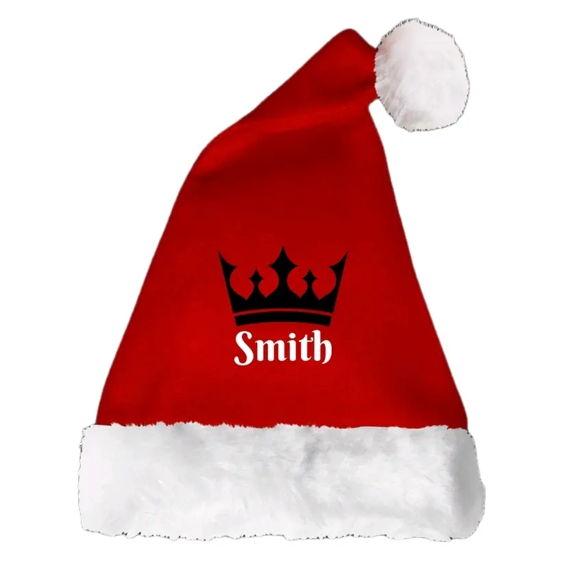 Personalized Santa Hat for Christmas Parties