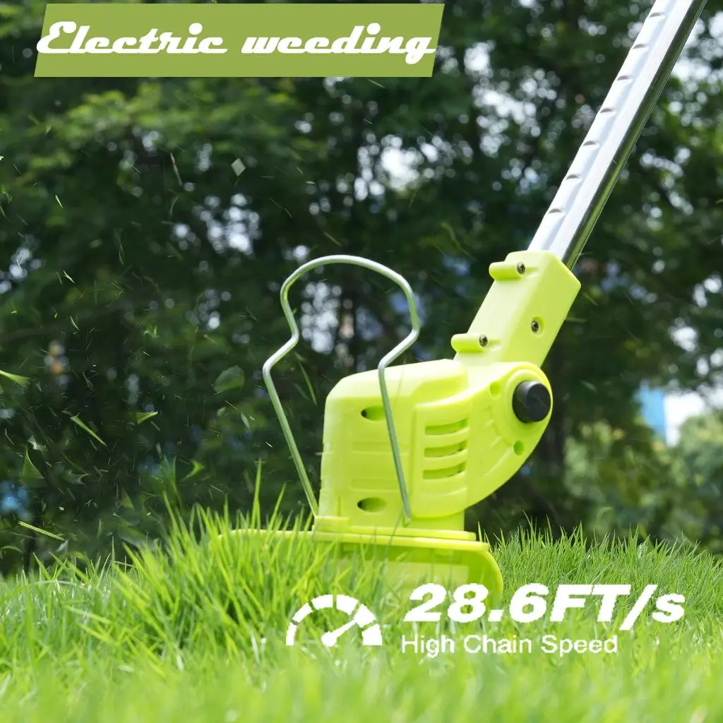 Small portable folding lawn mower for home use, cordless handheld lawn mower, multifunctional garden weeder Weeding Weeding Tool
