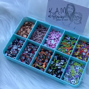 Polymer clay slice sample box!