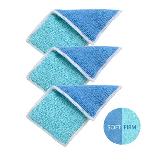 Don Aslett Scrub & Switch Microfiber Replacement Pads- Scrub 3 Pack