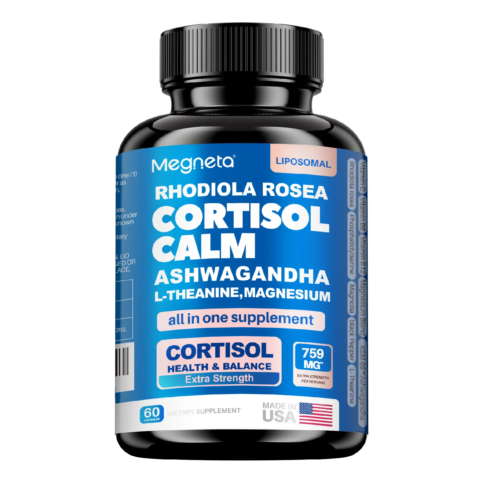 KSM-66 ASHWAGANDHA | Cortisol Balance & Energy & Sleep & Mood | 16 IN 1 Megneta Cortisol Supplement summerwins KSM-66 ASHWAGANDHA | Cortisol Balance & Energy & Sleep & Mood | 16 IN 1 Megneta Cortisol Supplement summerwins