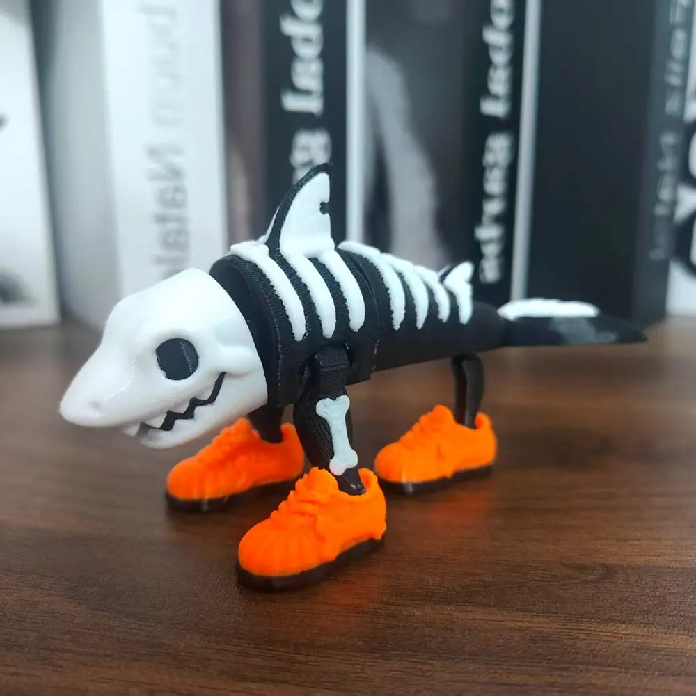 Halloween Limited Tralalero Tralala Shark Collectible Figurine Toys Italian Brainrot  Tung Tung Tung Sahur Ornaments Decor