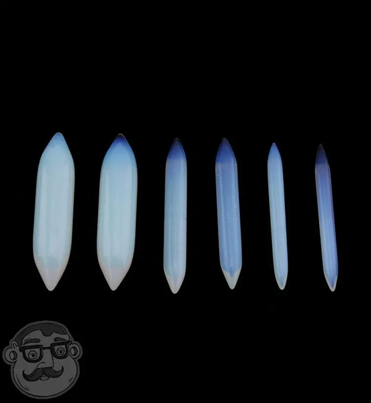 Opalite Glass Septum Spike Opalite Glass Septum Spike