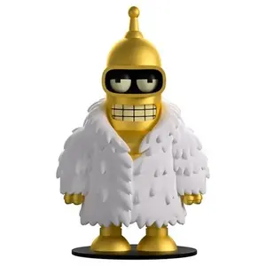 Youtooz - Futurama Collection - Bender the Offender Gold Chrome Version Vinyl Figure Entertainment Earth Edition collectible figurine anime fan