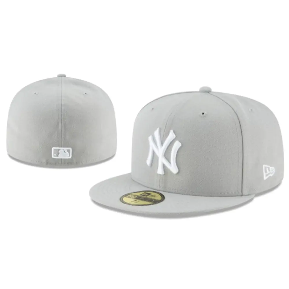 New Era Embroidered Structured Baseball Cap Closed Back Street Fashion Hat