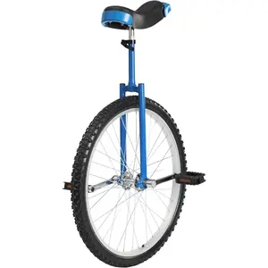 24 Inch Unicycle for Adults, Height Adjustable (36-40 Inch), 154 lbs Capacity, Manganese Steel Frame for Outdoor Fitness & Balance Training