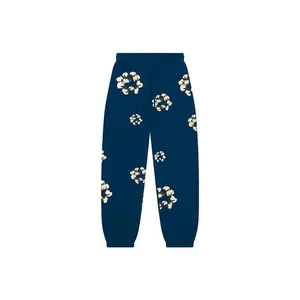 Denim Tears x CPFM Cactus Tears Wreath Sweatpants Navy