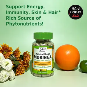 Moringa for Immune Support,Gut Health & Vitamins,Skin & HairRich Source of Phytonutrients,Complete Green Superfood,Gutcha Healthcare,Natural