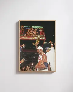Championship Poster, Finals Print, Basketball Wall Art, Sports Photography Canvas, Vintage Gift Decor
