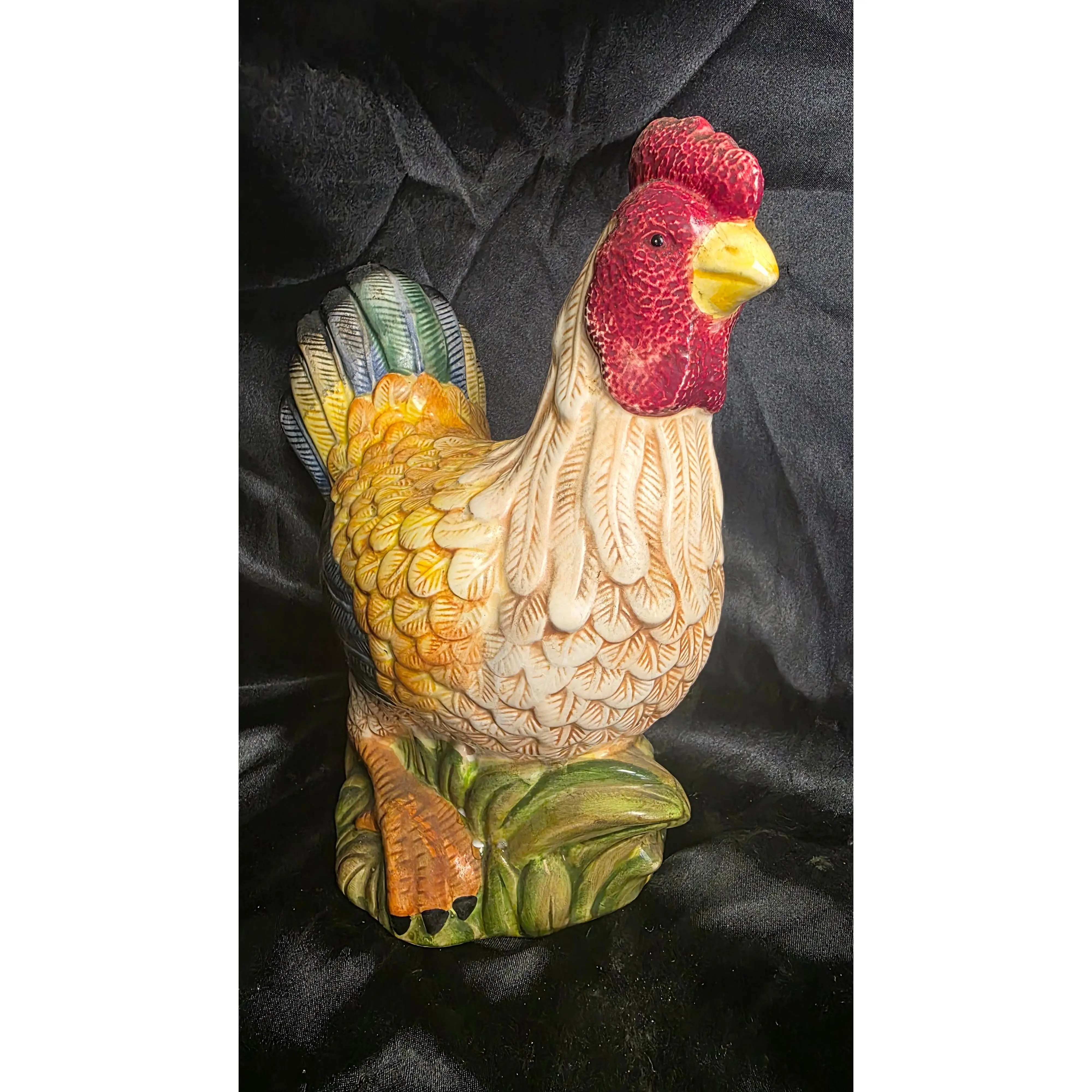 1999 CBK Ltd Hand-Painted Ceramic Rooster Farmhouse Kitchen Decor Figurine