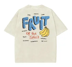 Fruit of the Spirit Shirt, Christian t shirts, Vintage I Love Jesus Shirt, Menswear Top Underwear Tshirt Cotton Polyester Top Menswear Streetwear Casual