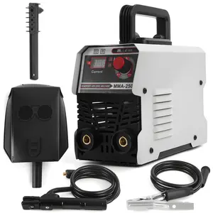 Mini Portable IGBT Inverter Welder 220V 20-315A Arc Welding Machine with Hot Start Arc Force Anti-Stick Compatible with 1.6-3.2mm Rods for Home DIY Repair Carbon Steel Stainless Steel MMA-250