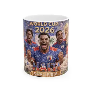 Haiti World Cup 2026 Soccer Mug | Haiti Qualified Ceramic Mug