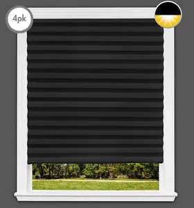 Original Paper Blackout Shades - Black - 4 Pack