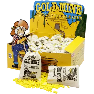 Gold Mine Gum Nuggets Pouch 2oz
