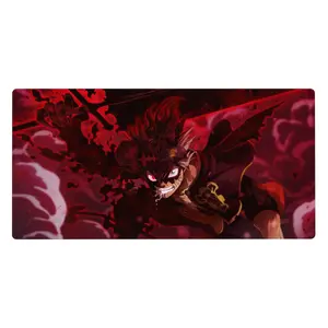 Black Clover Anime Mouse Pad and Desk Pad Devil’s Wrath Aesthetic Mousepad for Gaming and Office Use