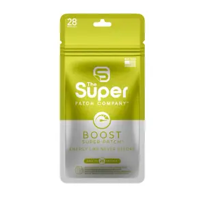 The Boost Super patch- 28 Hypo-allergenic Polyethylene Adhesive Patches for Natural All Day Energy