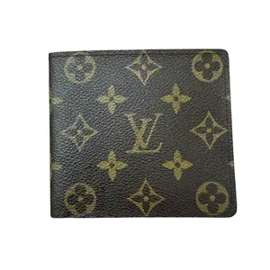 Pre-owned Louis Vuitton Wallet Small Leather Goods monogram mens bifold authentic with COA CA0090