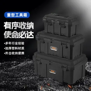 Storage Box Multi-Functional Multi-Layer Hardware Toolbox Household Multi-Functional Large Plastic Portable Folding Toolbox