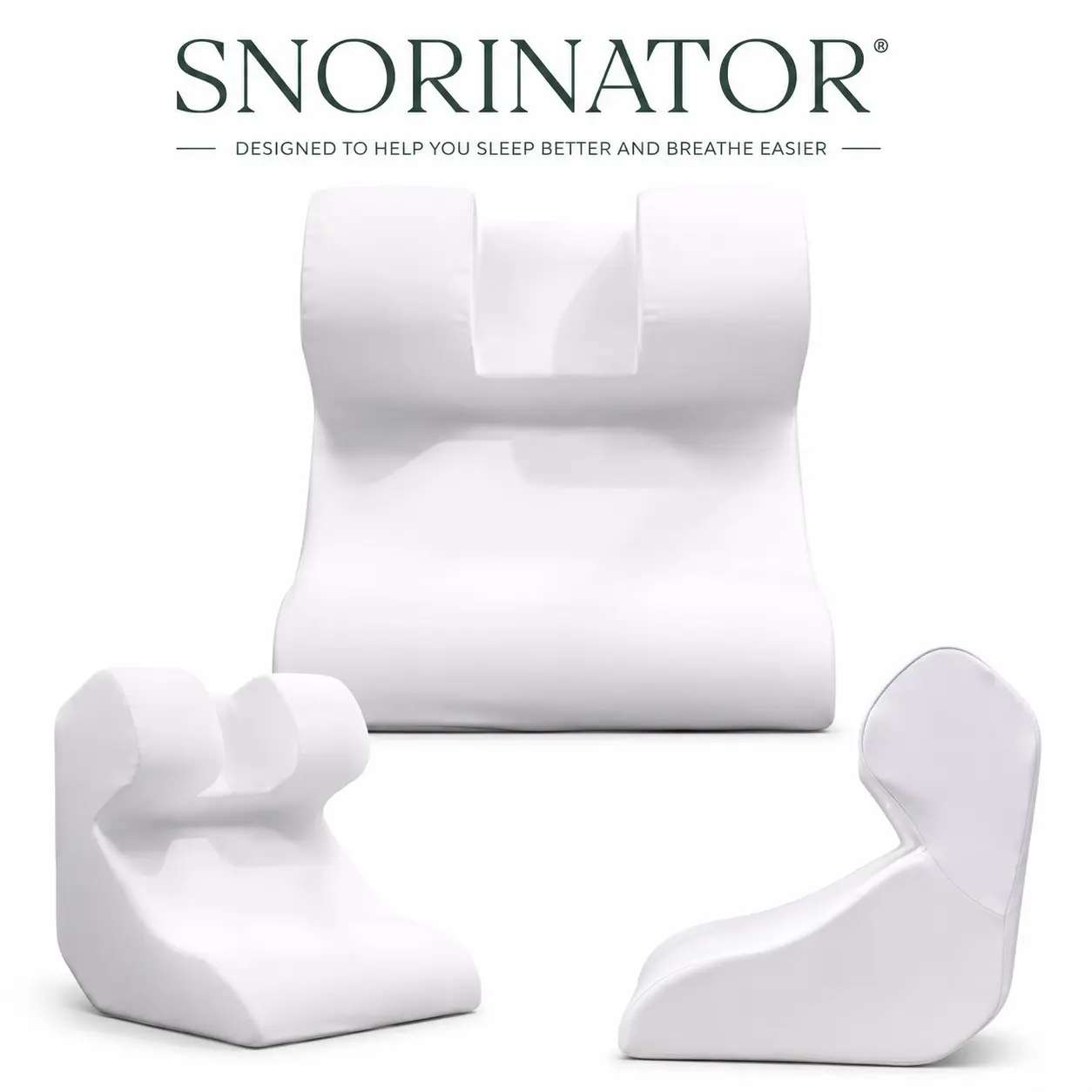 Snorinator Pillow The Viral Upright Sleep Pillow – Anti-Snoring Wedge As Seen on Shark Tank