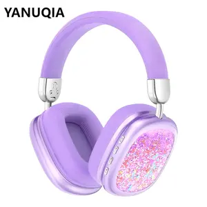 YANUQIA Wireless Headphones, Over-ear Headphones, Suitable for Travel, Work, Sports and Games, Built-in Microphone, Large Battery For Long-Lasting, Suitable For IPhone, Laptop, IOS/Android Foldable Bluetooth Headphones   Electronic tiktokshopcreatorpicks