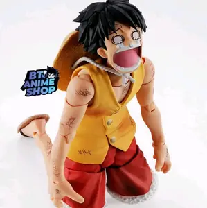 Straw Hat -SHFiguarts -TAMASHI NATIONS  SUPER ACTION ,SUPER MODELING Simple Style &Heroic Action. Collectible Anime Figure articulated