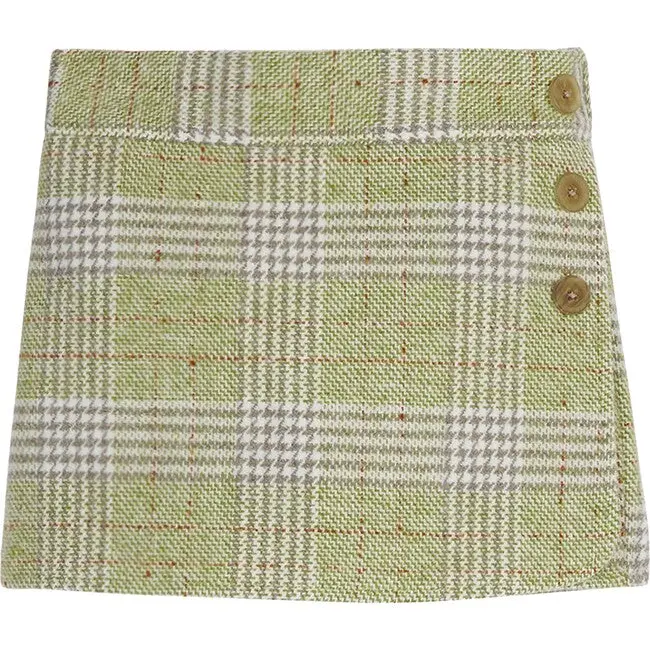 Sage Tweed Skort
