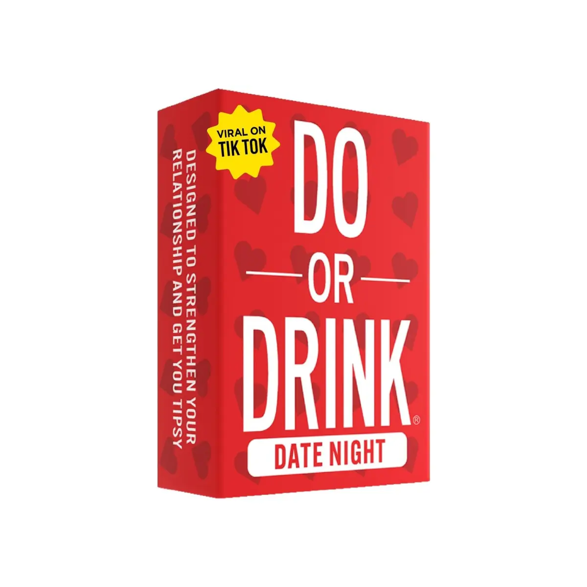 Do or Drink Date Night - 250-Card Dedicated Deck Couples Drinking Activity for Adults, Romantic 2-Person Option for Game Night, Ideal Gift for Partners