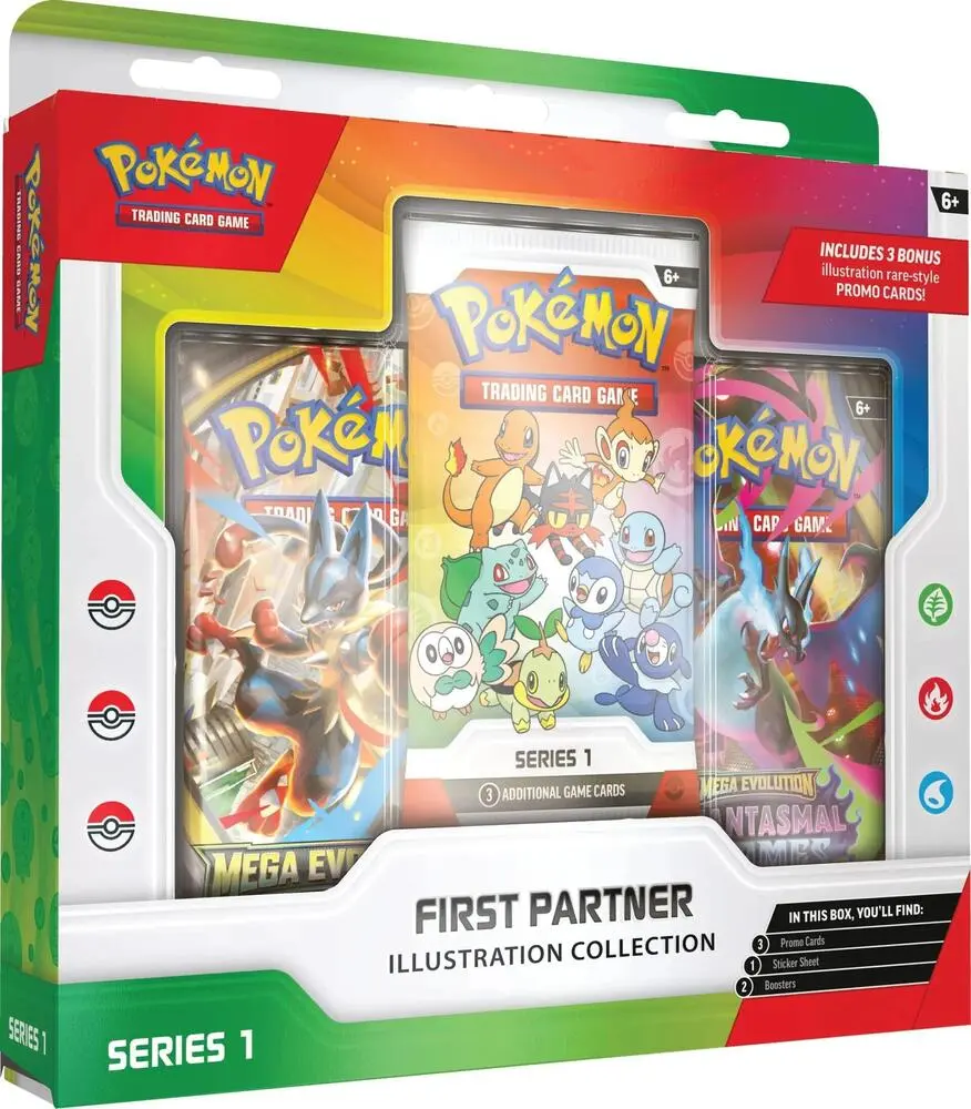 Pokémon First Partner Illustration Collection (SERIES 1)