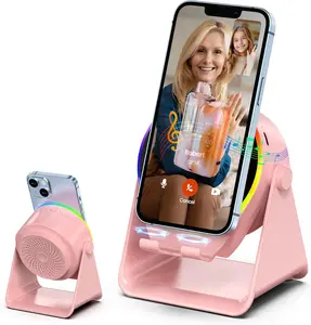 G3EE3K Foldable Cell Phone Stand Portable Aluminum Phone Holder Adjustable Phone Dock Cradle for iPhone 17/16/15 Pro Max Air, Small Tablets, Smart Phones, Women Men Gift for Fathers Day Aluminium Adjustable Smartphone Cellphone