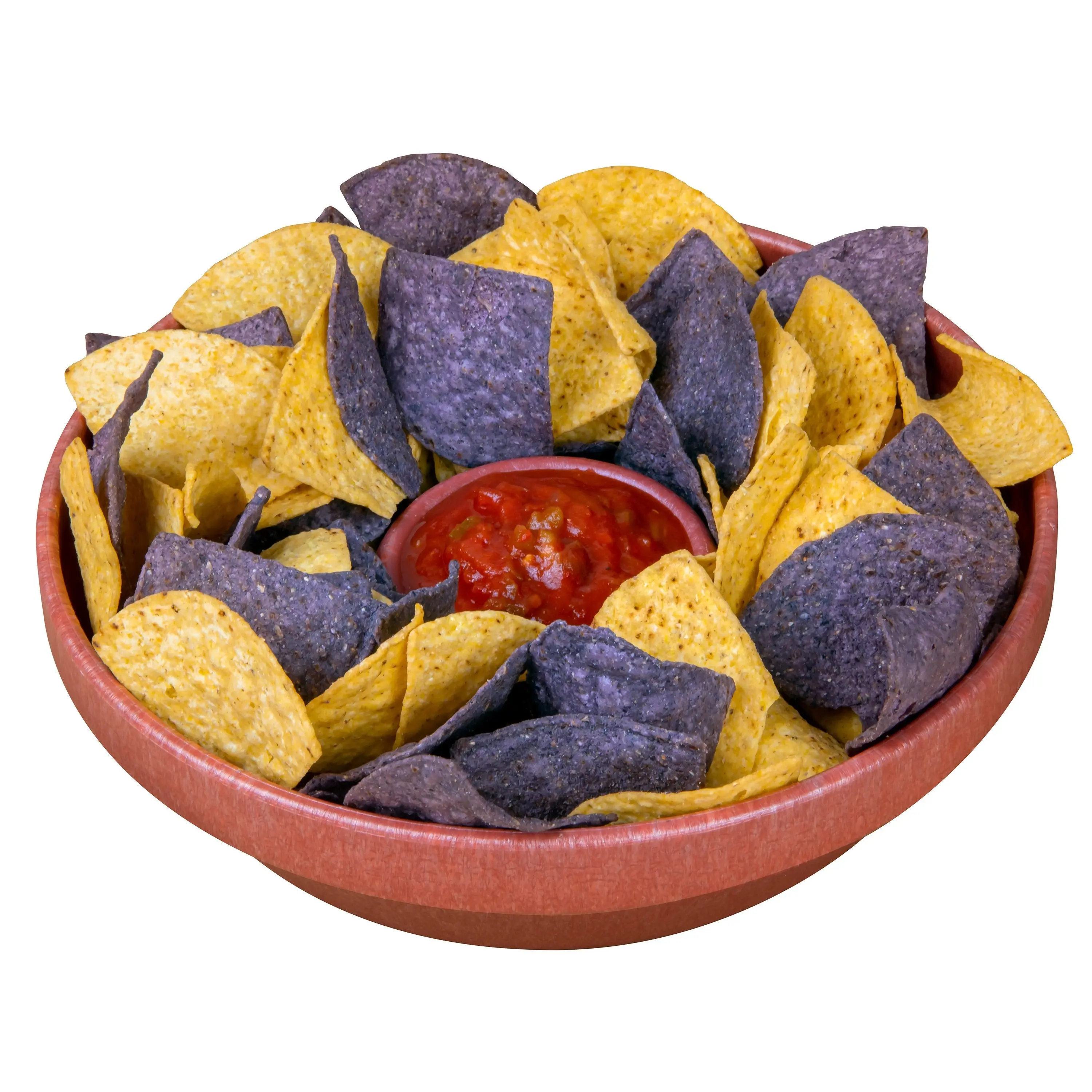 Nostalgia Taco Tuesday 10-in Tortilla Chip & Salsa Bowl, Large Tableware Serving Tray - Dishwasher-Safe Plastic for Fiesta Snacks, Dips, Appetizers