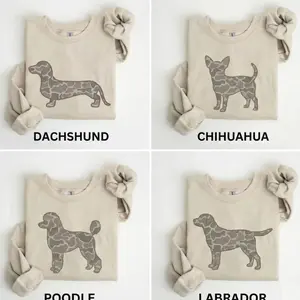 Funny Dog Camo Sweatshirt, Dog Lover Crewneck Sweatshirt, Dog Mom Dad Sweater, Trending Unisex Graphic Tee For Men and Women, Casual Outfit, Comfortable Menswear & Womenswear Top-women's Tshirt, Gift My Mom